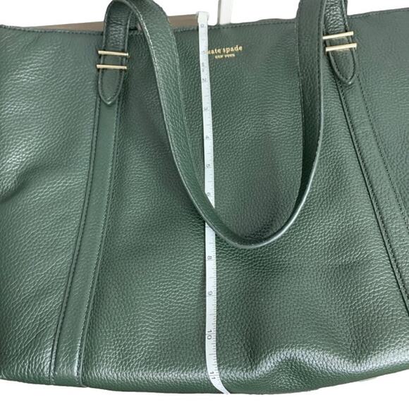 Kate Spade New York Chandra Dark Green Shoulder Tote Bag - Picture 12 of 12